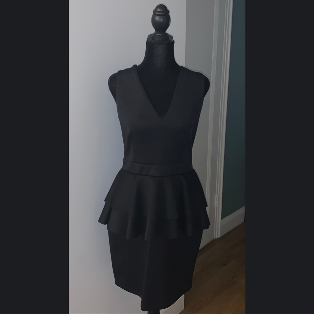 River Island Double Peplum Mini Bodycon Dress